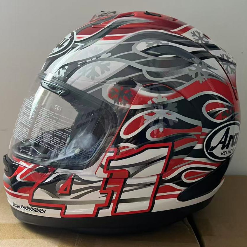 2025NEWNew AR AI RX7 RR5 หมวกกันน็อค haga สีดําและสีแดงหมวกกันน็อครถจักรยานยนต์หมวกกันน็อคเต็มขี่หมว