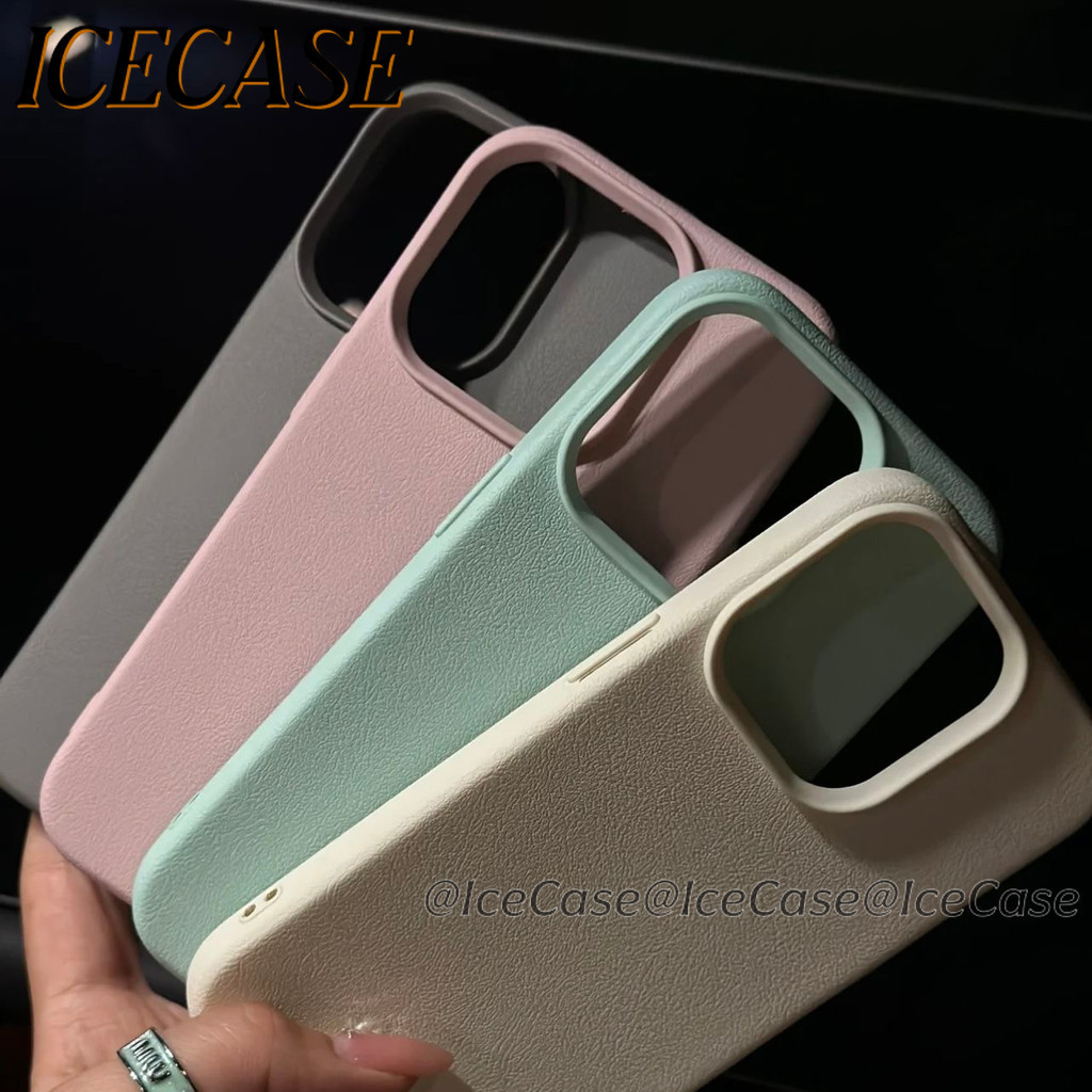 สำหรับ Samsung A56 A17 A36 A15 A05s A07 A35 A06 A24 A16 A15 A54 A34 A53 A55 S23 ULTRA เคสลายหนังสีเรียบแฟชั่น