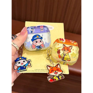 Nick Judy Couple AirPodsPro3 Case AirPods 4/3/2/1 สําหรับฝาครอบป้องกันหูฟัง Apple