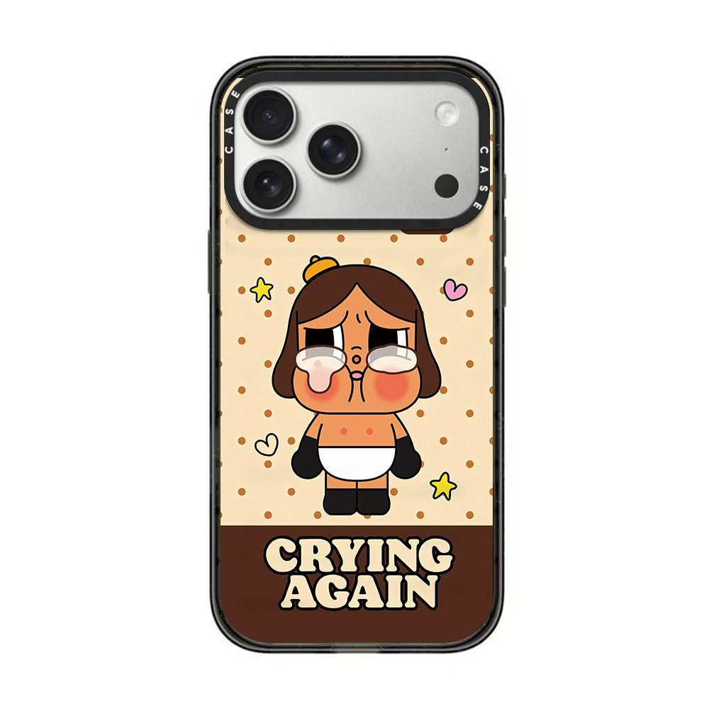ใหม่ 2026 Cry baby 2.5 อะคริลิคแม่เหล็กแกะสลัก Productive hard Case สําหรับ iPhone 17 16 15 14 13 12 11 Pro Max Plus กันกระแทกฝาครอบป้องกัน