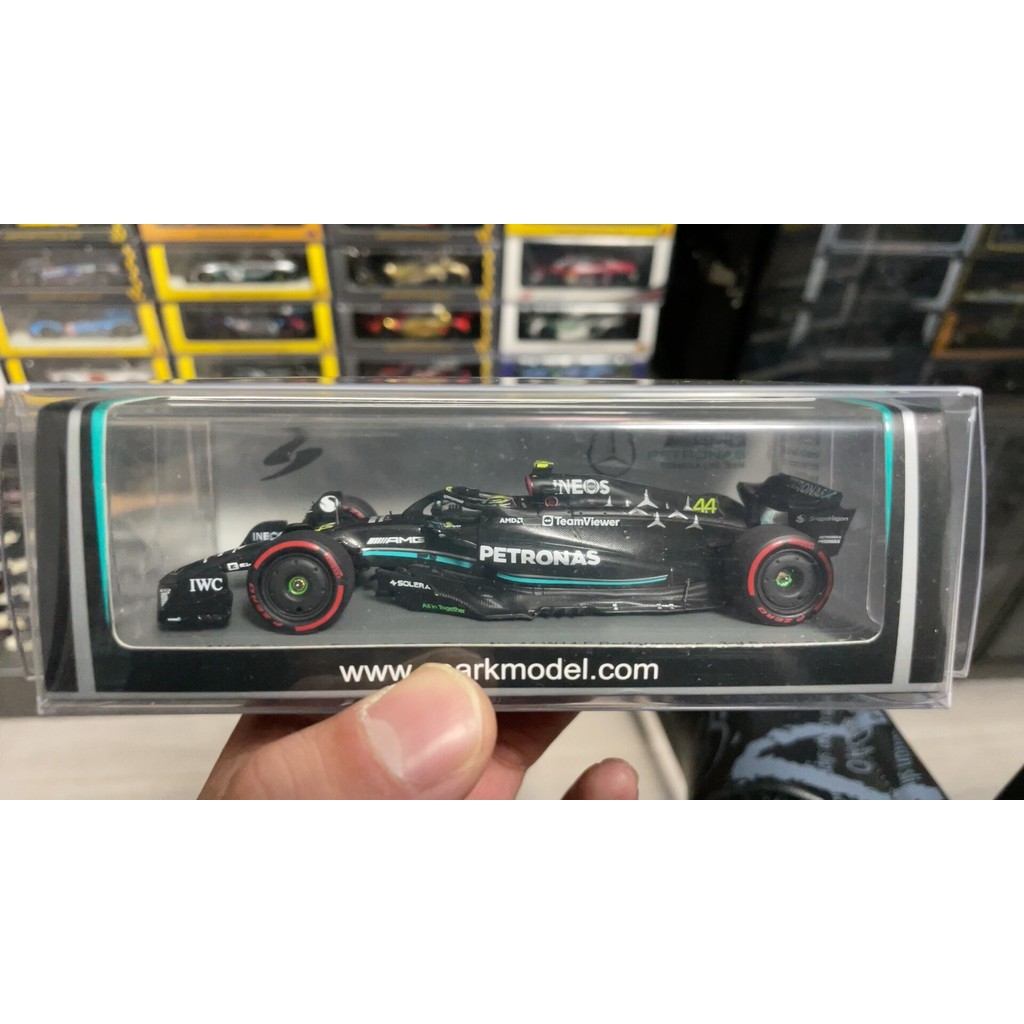 Spark 1/43 w14 2023 British Station Hamilton f1 Racing Model