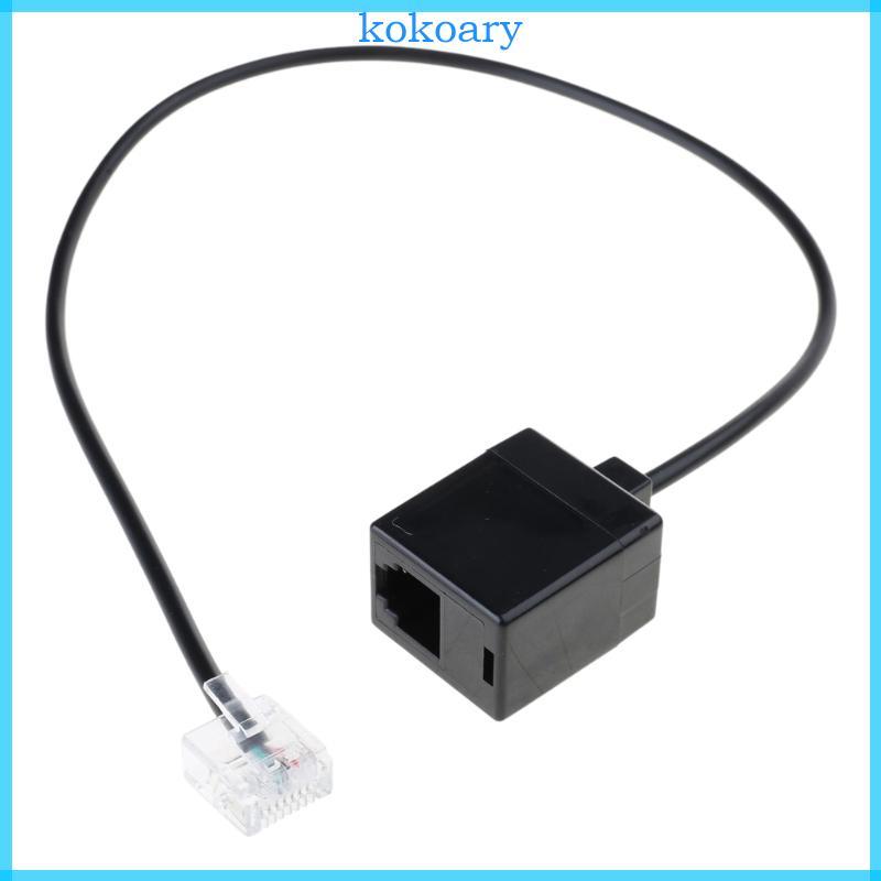 RJ45 to RJ11 Converter Cable for Landline Connection RJ45 8P8C to RJ11 6P6C Cord