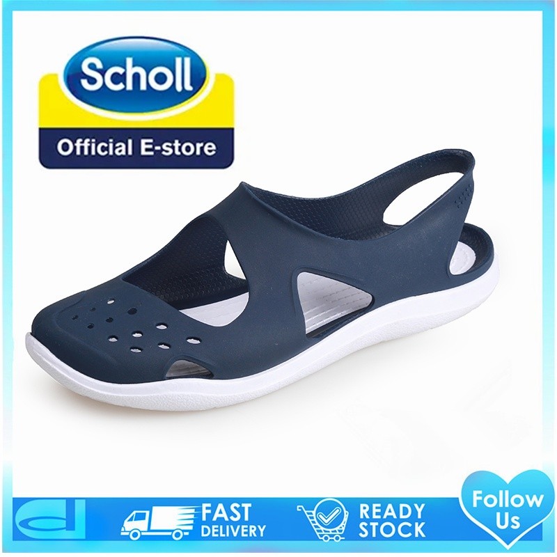 Scholl รองเท้าผู้หญิง scholl scholl scholl รองเท้าแตะชายหาดแบนผู้หญิง scholl Slides รองเท้า scholl ผ
