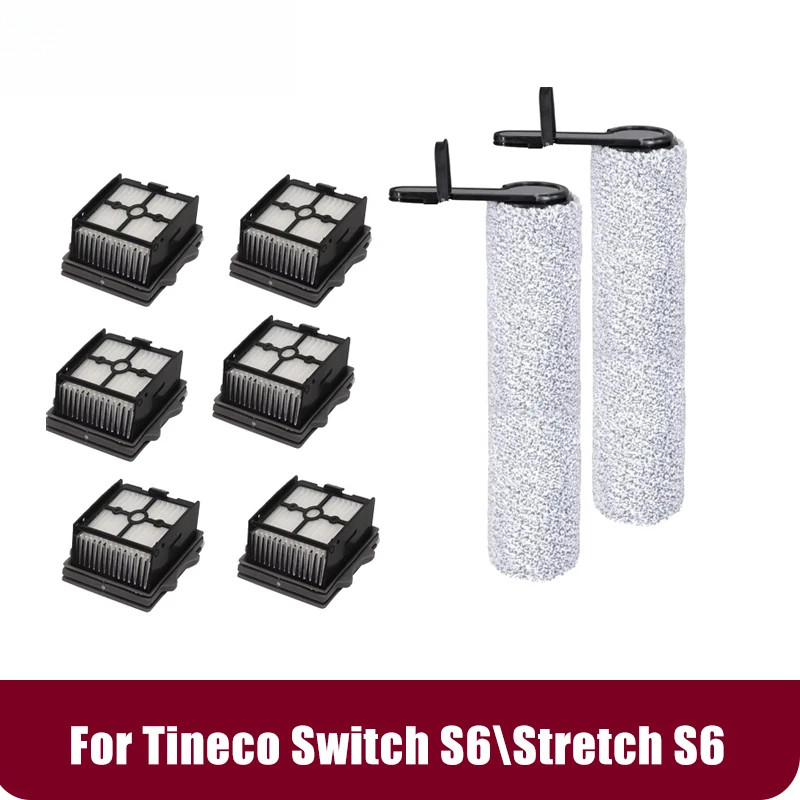 สําหรับ Tineco Floor One Switch S6\Stretch S6 อะไหล่เครื่องดูดฝุ่นเปียกแห้ง Consumable Roller Brush 