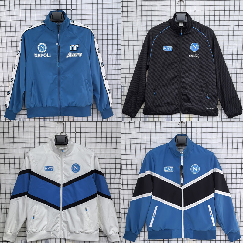 เสื้อแจ็คเก็ตวินด์เบรกเกอร์ SSC Napoli สำหรับผู้ชาย