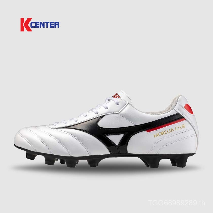 รองเท้าฟุตบอล Mizuno Morelia II AG สีขา&shy;ง-แดง นำเข้าจากญี่ปุ่น