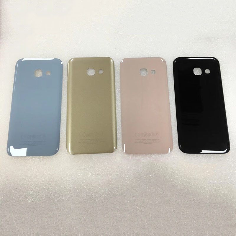 สําหรับ Samsung A3 2017 A320 SM-A320F A320M A320Y แบตเตอรี่ฝาหลังแผงกระจกกรณีที่อยู่อาศัยป้องกันอะไห