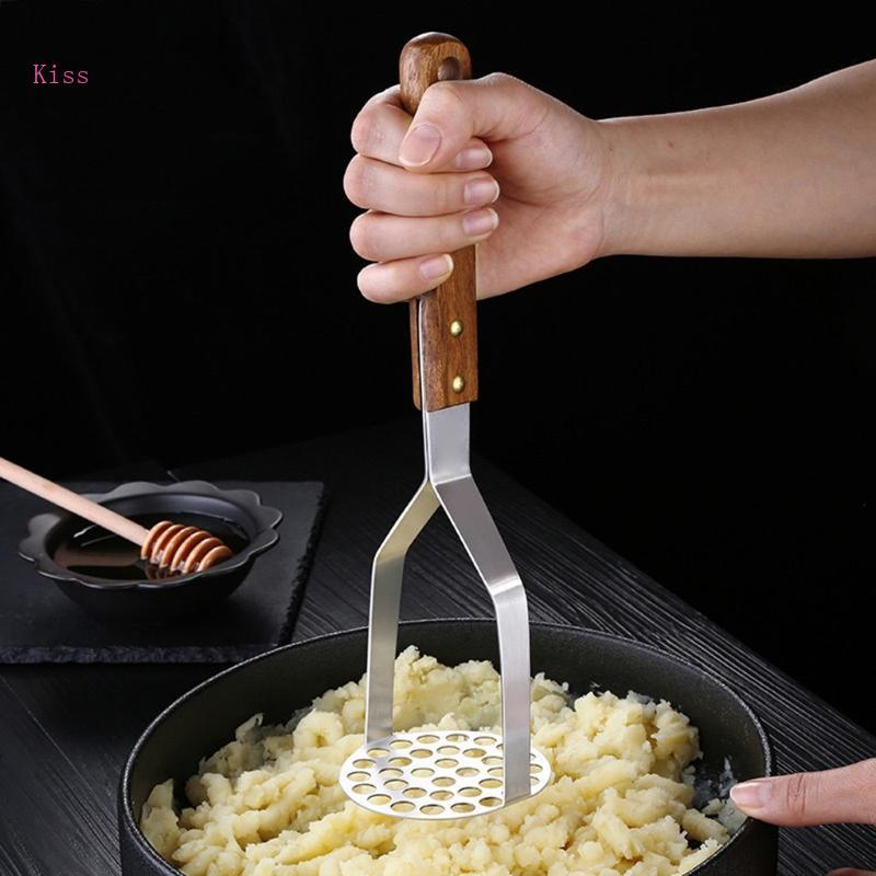 Kiss Potato Chip Chopper Cutter Mashed Potato Masher Manual Fruit Mud Kitchen Gadgets