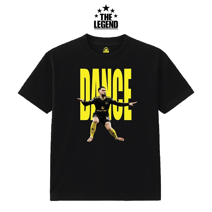 เสื้อยืดลาย Matheus Cunha Dance ซุปเปอร์สตาร์ตำนานนักเตะ ผ้าโคตรเทพ ใส่สบาย ไม่ร้อน ไม่ยับ