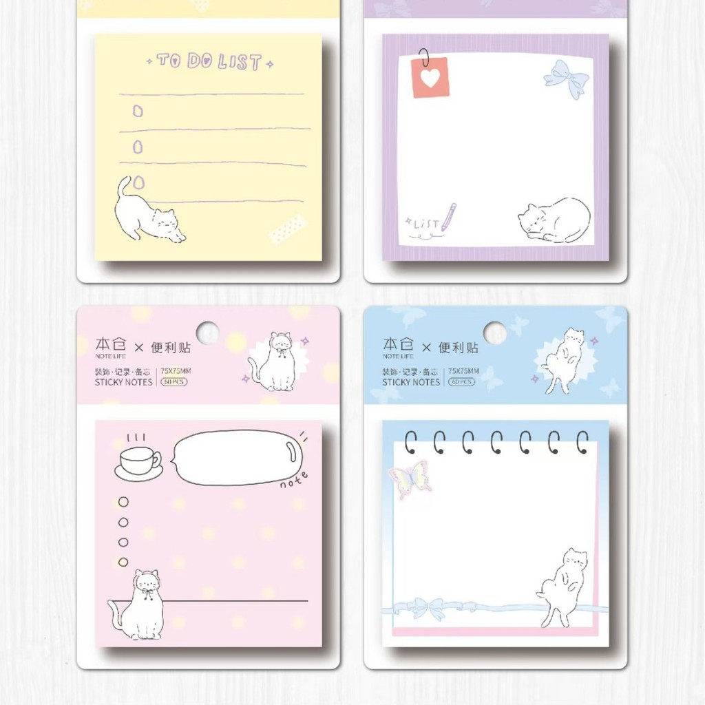 2026 สมุดโน๊ตสไตล์ใหม่คลังสินค้า Sticky Notes นักเรียนใช้ N ครั้งกระดาษติดฉลากฉีกขาด Tsinghua ปักกิ่