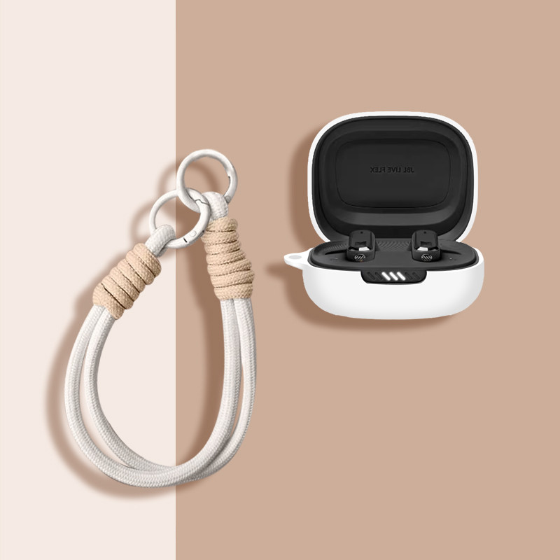 เหมาะสําหรับ JBL Wave Flex เคสหูฟังเหมาะสําหรับ jbl wave flex 2 เคสหูฟังบลูทูธพร้อมหัวเข็มขัดเชือก