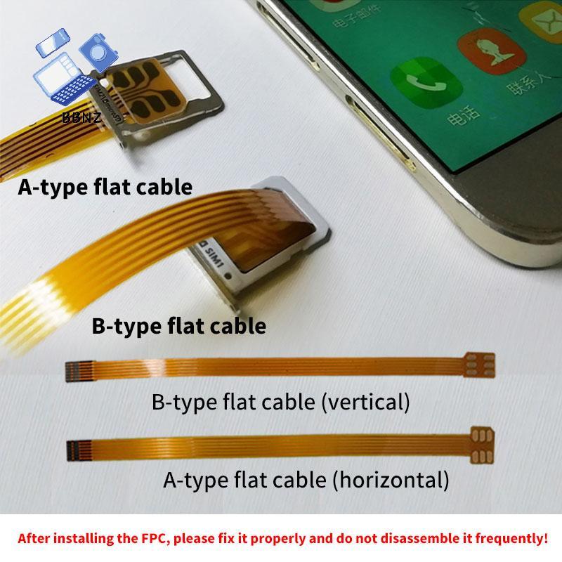[BBNZ] Nano 4FF ซิมการ์ด Converter FPC Extension Cable to Nano 4FF Micro 3FF Standard 2FF Sim Usim C