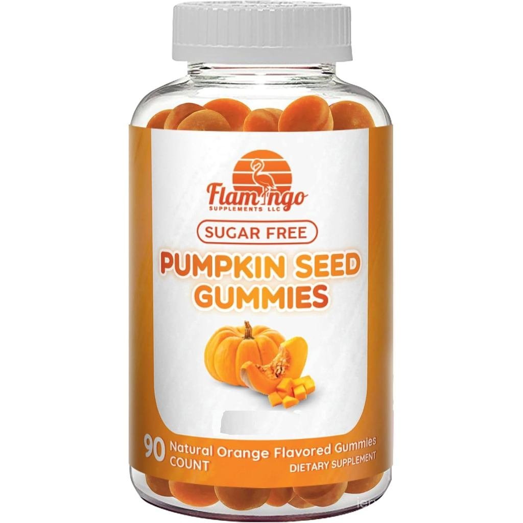 Pumpkin Seed Oil Gummies Sugar-Free Naturally Flavored- Pumpkin Seed Oil for Hair Growth, Bladder, U
