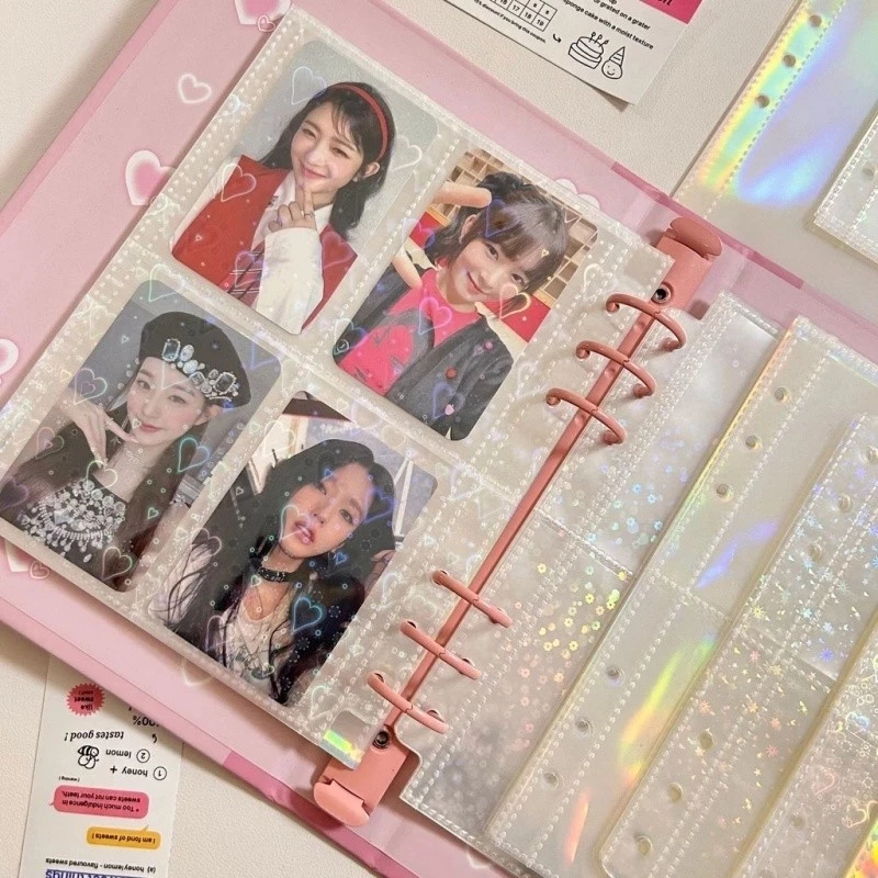 อัลบั้มเก็บภาพ A5 Binder แขน 1/2/4P สำหรับ Photocard การ์ดสะสม แพ็ค 10 ชิ้น [สต็อกท้องถิ่น]