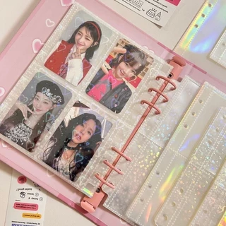 อัลบั้มเก็บภาพ A5 Binder แขน 1/2/4P สำหรับ Photocard การ์ดสะสม แพ็ค 10 ชิ้น [สต็อกท้องถิ่น]