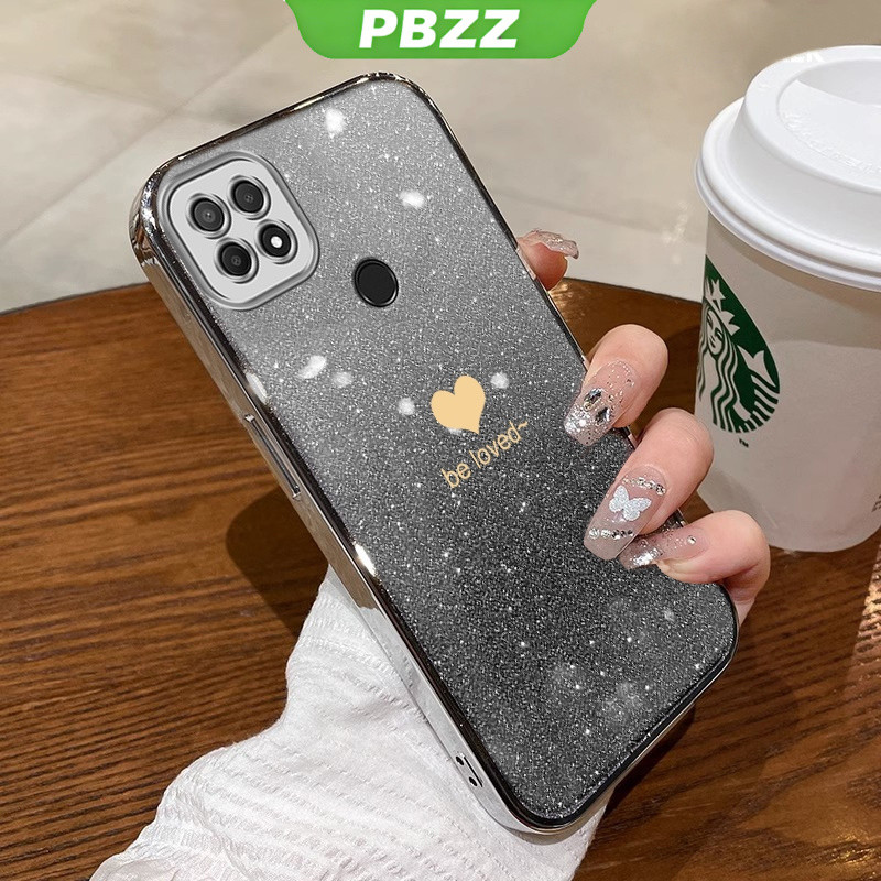 PBZZ  เคส มือถือ ซิลิโคนนิ่ม ใส กันกระแทก แต่งกลิตเตอร์ สําหรับ oppo a15 a15s a35 SFAX01 ราคา ถูกที่สุด ดีลบีเคเค แกลเลอรีภาพที่ 6
