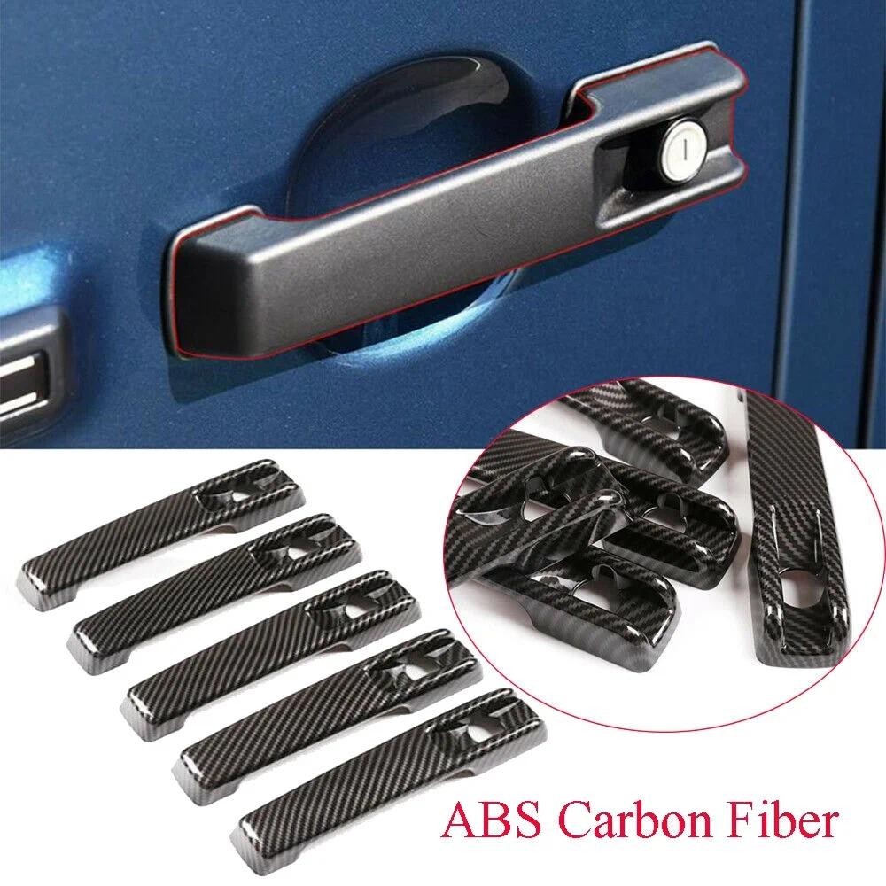 รถคาร์บอนไฟเบอร์ด้านนอกประตู Trim สําหรับ Mercedes Benz G Class W463 W464 G65 G55 G63 G500 G550