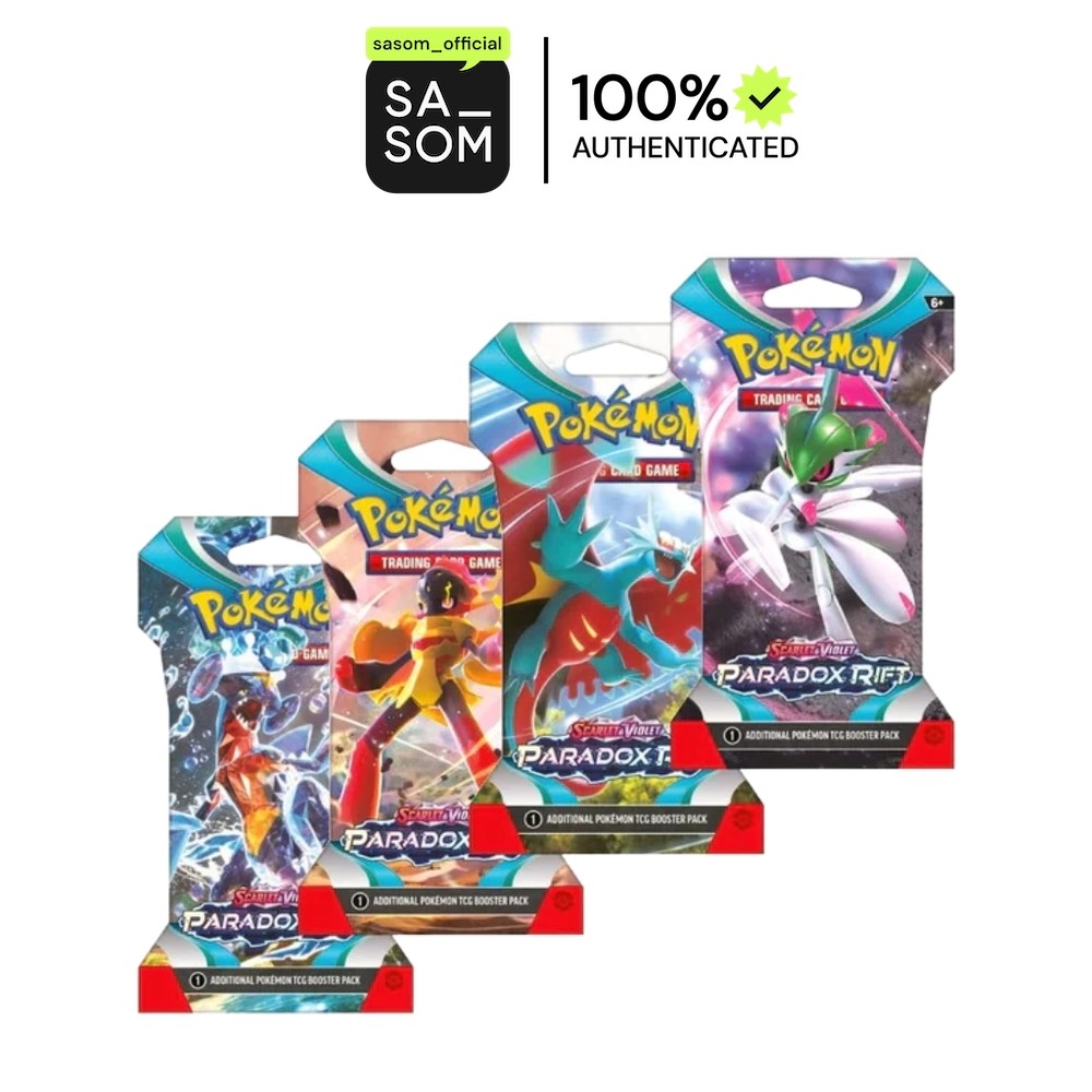 Pokemon Scarlet & Violet "Paradox Rift" Sleeved Booster Pack (Random Art) (EN) | ของแท้ ตรวจสอบโดย SASOM