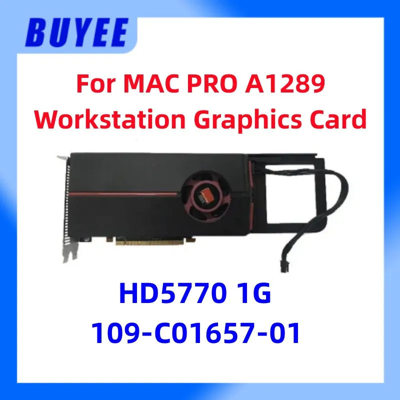 Original 90% ใหม่ HD5770 1GB สําหรับ MAC PRO A1289 Workstation การ์ด 109-C01657-01