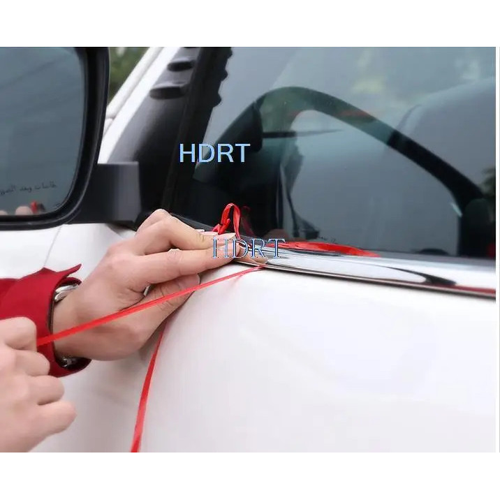 สําหรับ Toyota Fortuner AN150 AN160 SW4 2016-2019 รถประตูด้านข้างด้านล่างหน้าต่าง Moulding Strip ฝาค