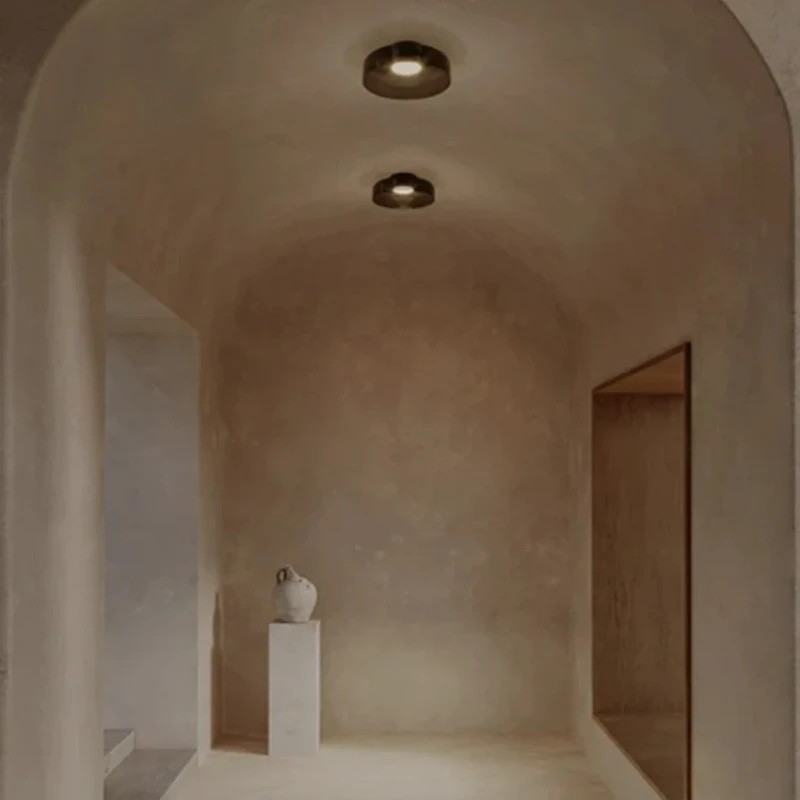 Nordic Designer Nordic Designer โคมไฟเพดานอะคริลิคสําหรับห้องนั่งเล่นห้องนอนตู้โคมไฟรับประทานอาหาร D