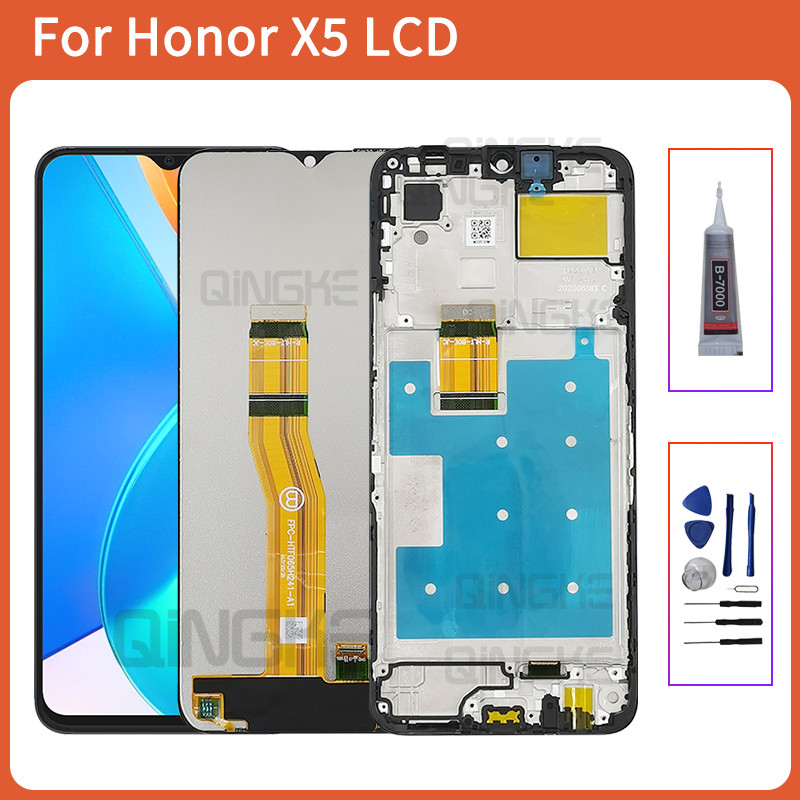 สําหรับ Honor X5 LCD VNA-LX2 LCD Touch Screen Digitizer จอแสดงผลสําหรับ Honor X5 LCD กรอบ