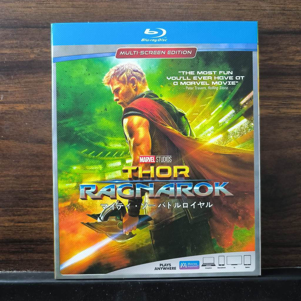 Blu-ray Disc American Film Thor: Ragnarok (2017) Blu-ray BD25 Eng Zh สเปนไทย Jap ยี่ห้อใหม่ชนิดบรรจุ