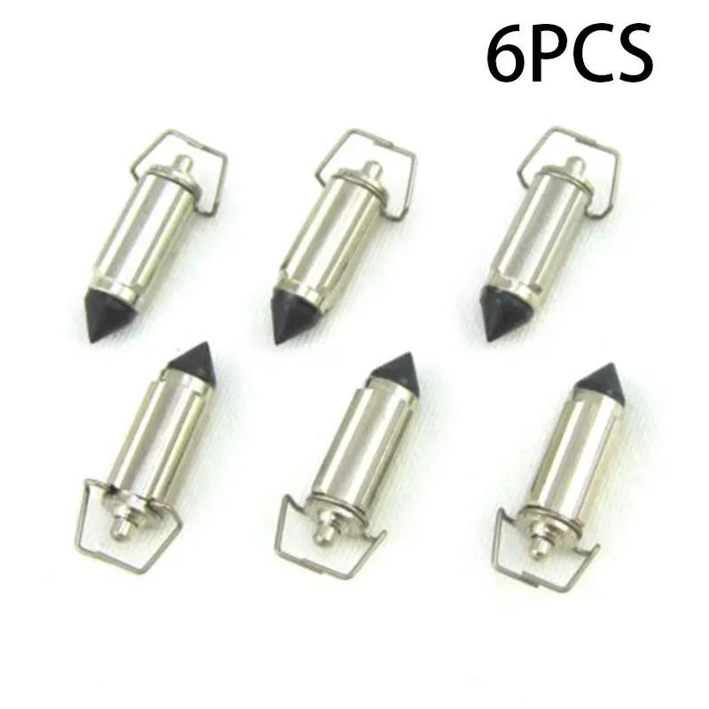 6PCS คาร์บูเรเตอร์ลอยเข็มเหมาะสําหรับ CB750 YZF600 CBX EX500 ZX600 VF500 Carb อุปกรณ์รถจักรยานยนต์