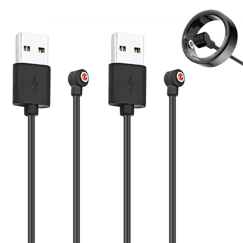 [2-Pack] สายชาร์จแหวนอัจฉริยะ, สําหรับ YoR โดย Letsfit, COLMI, Mingdaln, Lifebee Smart Ring สายชาร์จ