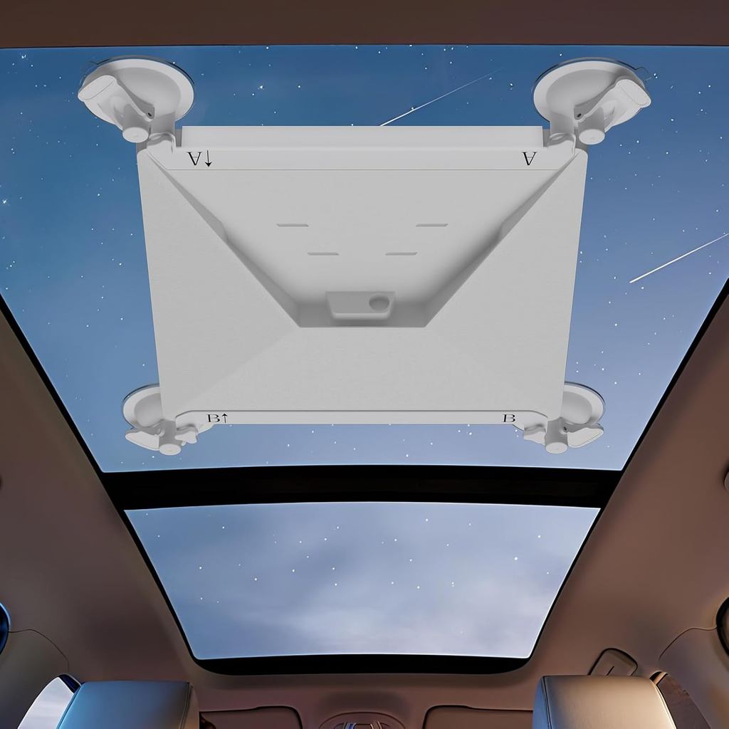 Mwin Starlink Mini Vacuum Mount สําหรับรถยนต์, Starlink Mini Accessories Kit 2 ถ้วยดูดเปลี่ยนได้, กล