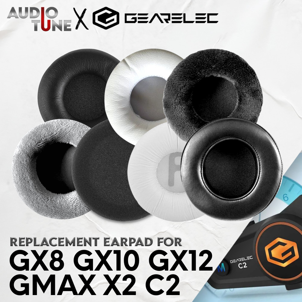 Earpad Earcup แผ่นรองหูฟัง Gearelec GX8 GX10 GX12 GMAX X2 C2 แผ่นโฟมแผ่นโฟม