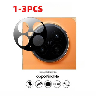 1-3 ชิ้น 3D สีดําขอบกล้องเลนส์ป้องกันกรณีสําหรับ Oppo Find N…