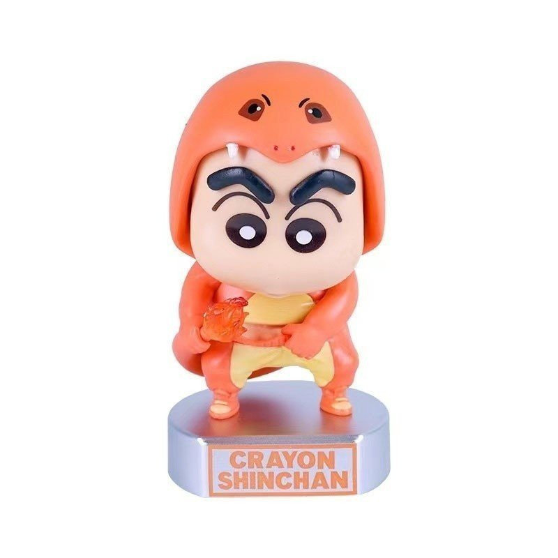Shin-chan Crayon Shin-chan อะนิเมะรูปของเล่น Shin-chan cos Pokémon Charizard Shin-chan รูป