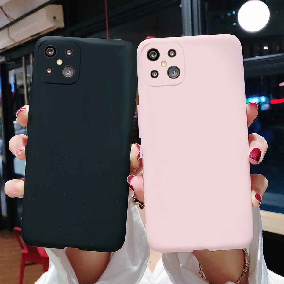 Suitable For Oppo Reno 4Z 5G Case  Candy Color Soft TPU Fundas Back Cover Suitable For Oppo Reno4 Z 