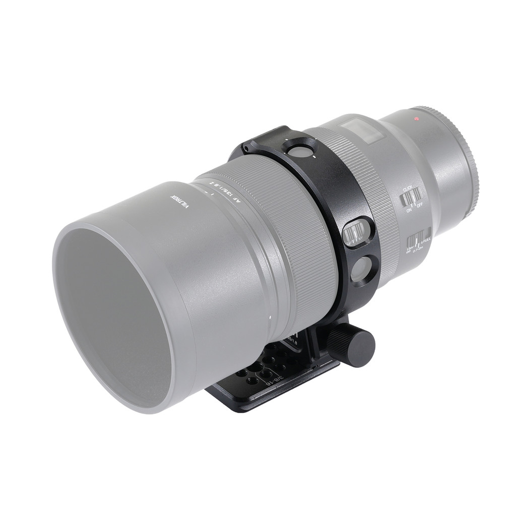 เลนส์โลหะคอขาตั้งกล้องสําหรับ Viltrox AF 135 มม.F1.8 LAB FE/Z-Mount ด้านล่าง 1/4 "และ 3/8" สกรูเกลีย