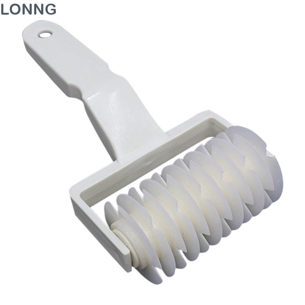 LONNG Lattice Dough Cutter, Lattice Reusable Pastry Cutter, Baking Tool Professional Non-Stick ABS P