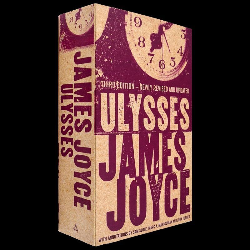 หนังสือกระดาษ Ulysses James Joyce หนังสือภาษาอังกฤษ 小 HH