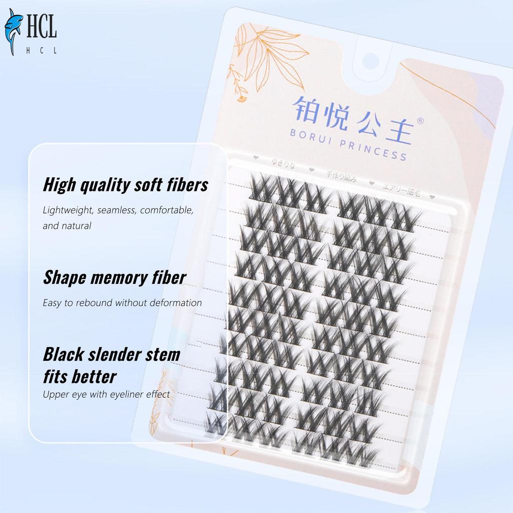 Lash Clusters Extensions คอนแทคเลนส์ Friendly Lash Clusters ยาว Wisps DIY ที่บ้าน