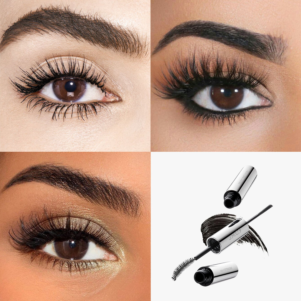 สินค้าขายดีJmcy Mascara 3-in-1 มาสคาร่าเพิ่มวอลลุ่ม ติดทนนาน 72 ชั่วโมง แปรง 3D สองด้าน สีดําธรรมชาต