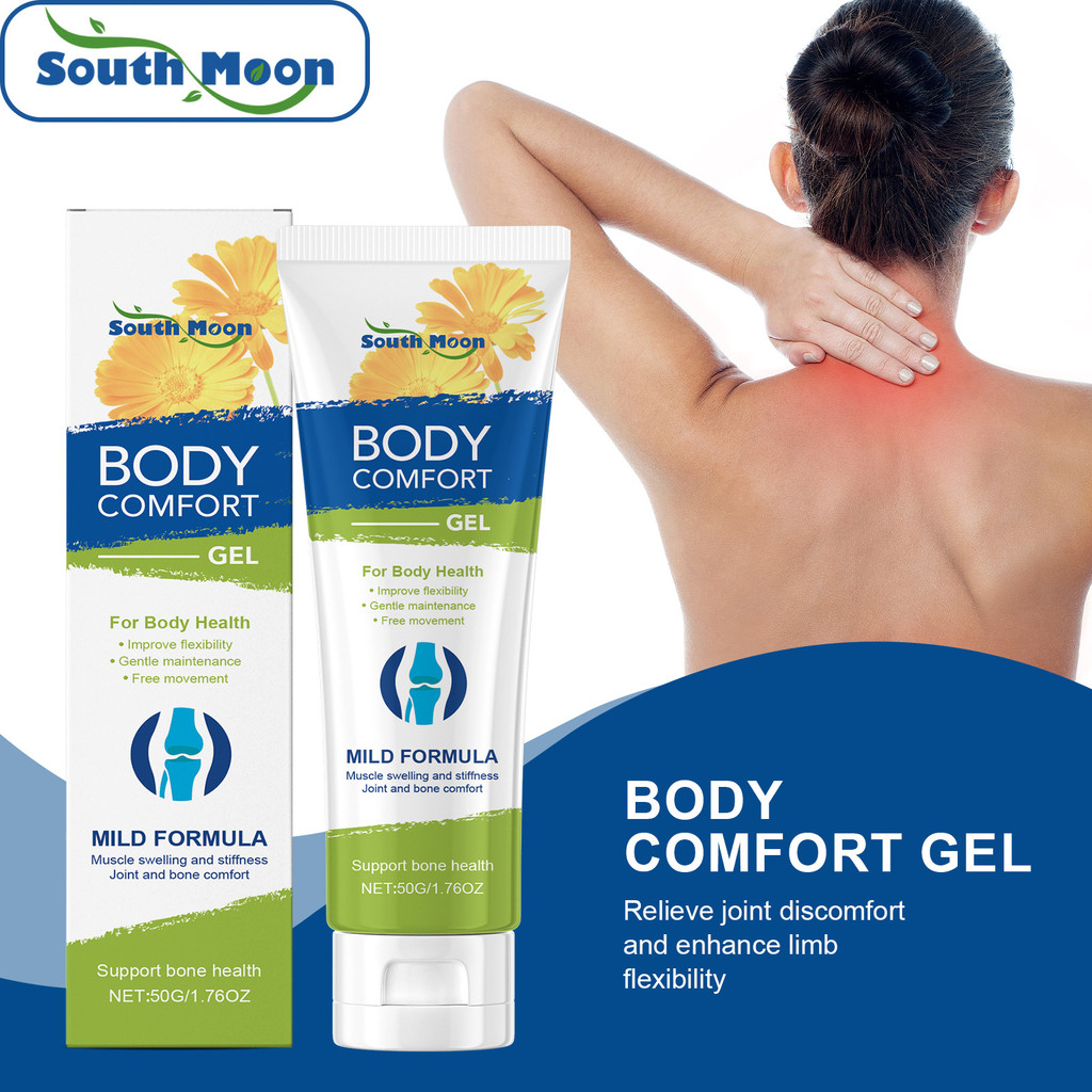 พร้อมสต็อก Fast Shipping Overseas SOUTH MOON Body Refreshing Gel Plant Essence Cool สบาย Gentle Wate