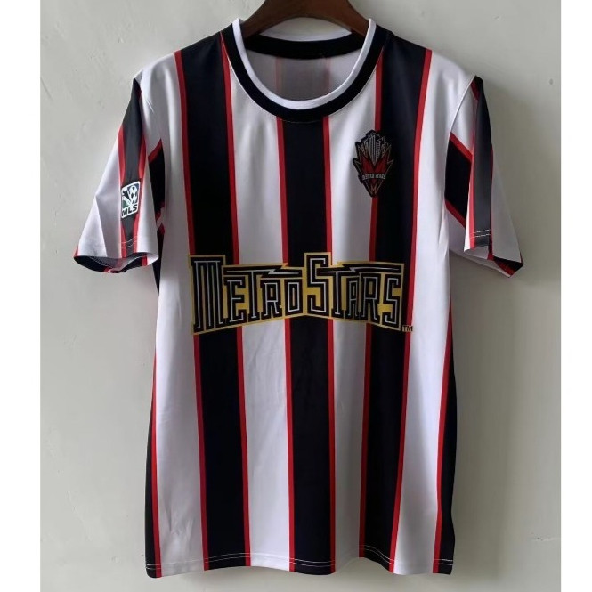 เสื้อฟุตบอลแขนสั้นปักลายย้อนยุค 1997 New York Mets