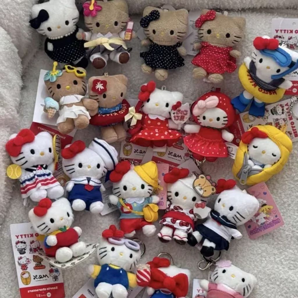 Japan Japan Me Co-Branded Fifth Cute hellokitty Bag Pendant Plush Doll kt Cat Doll Bag Pendant