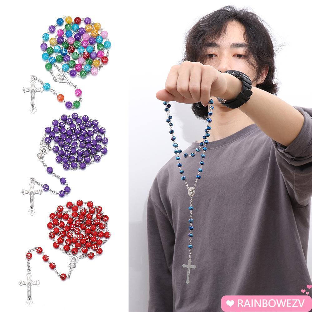 RAINBOWEZV 1 PC สร้อยคอลูกปัดลูกประคําชุดผู้หญิงหลากหลายรูปแบบ