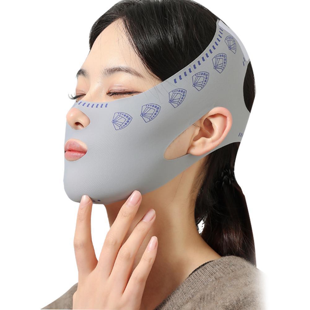 Breathable V Face Band Cheek Lift Up Face Mask ลด V-line Care Double Shaping Chin ลด W9w6