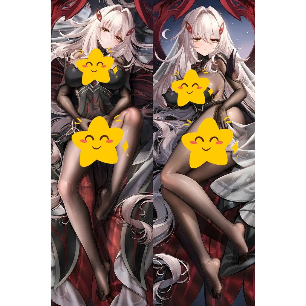 Genshin Impact Ronova อะนิเมะ Dakimakura กอดหมอน Body Case Otaku Sleepy หมอนครอบคลุม