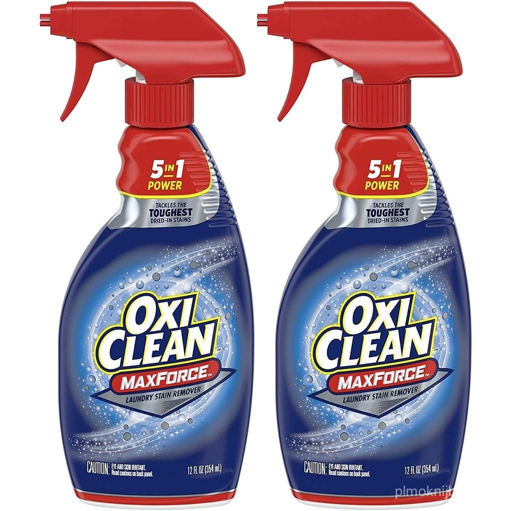 OxiClean Max Force 5 in 1 Power สเปรย์ขจัดคราบซักผ้า, 12 ออนซ์ - 2 PK