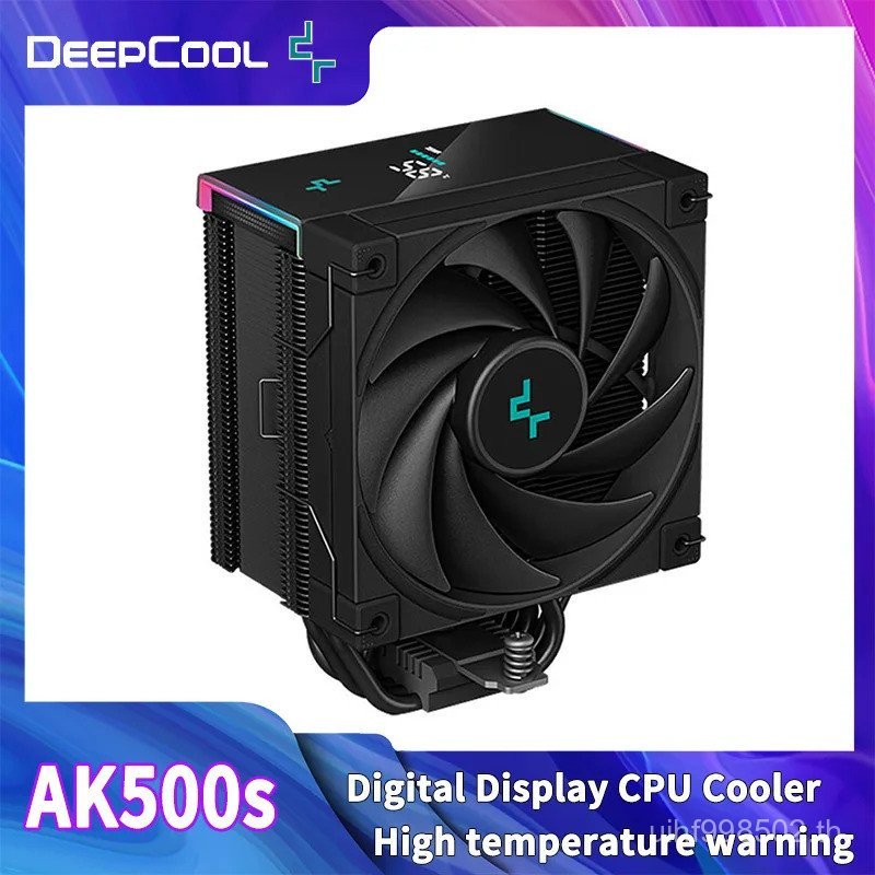 DeepCool AK500S CPU Cooler พร้อมจอแสดงผลดิจิตอล 5 ท่อความร้อน TDP 240W หม้อน้ํา 120 มม.FDB Silent CP