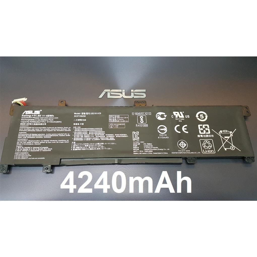 แบตเตอรี่แล็ปท็อป ASUS R516UX V502LB V502LX V505LX VivoBook A501C1 A501LX B31N1429