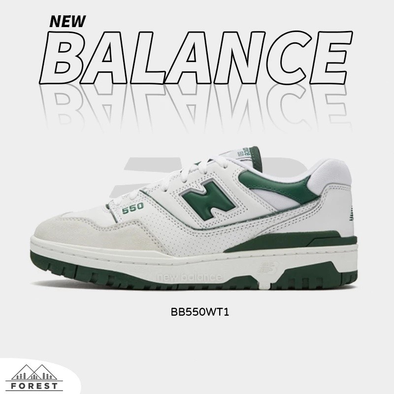 🌟ของแท้ 💗 New Balance 550 NB BB550LWT BB550WT1 BB550WTG BB550HA1 SNEAKERSรองเท้าผ้าใบUnisex