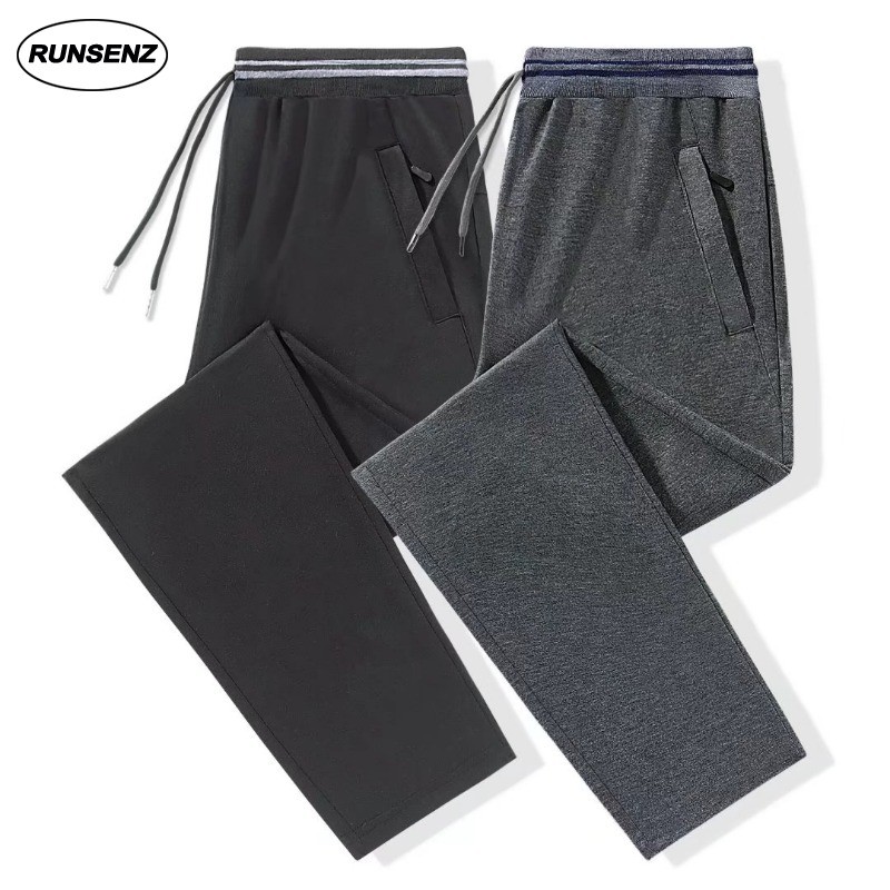 M-5XL Basic Korean Slim Fit Casual Pants Men Plus Size Jogging Pants